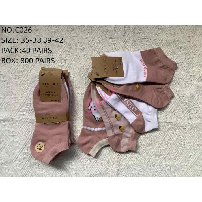 Women's Low Cut Socks Bixtra C026