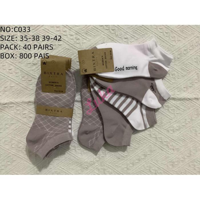 Women's Low Cut Socks Bixtra C033
