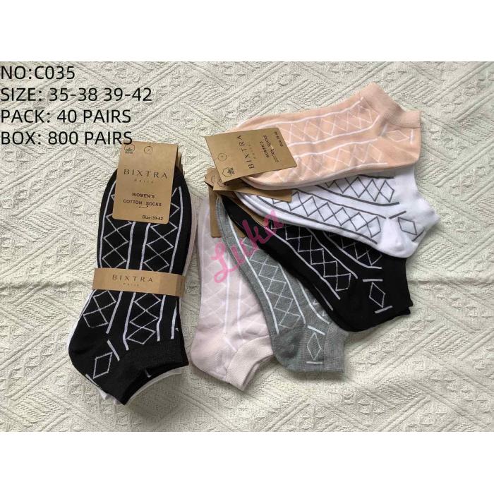 Women's Low Cut Socks Bixtra C035