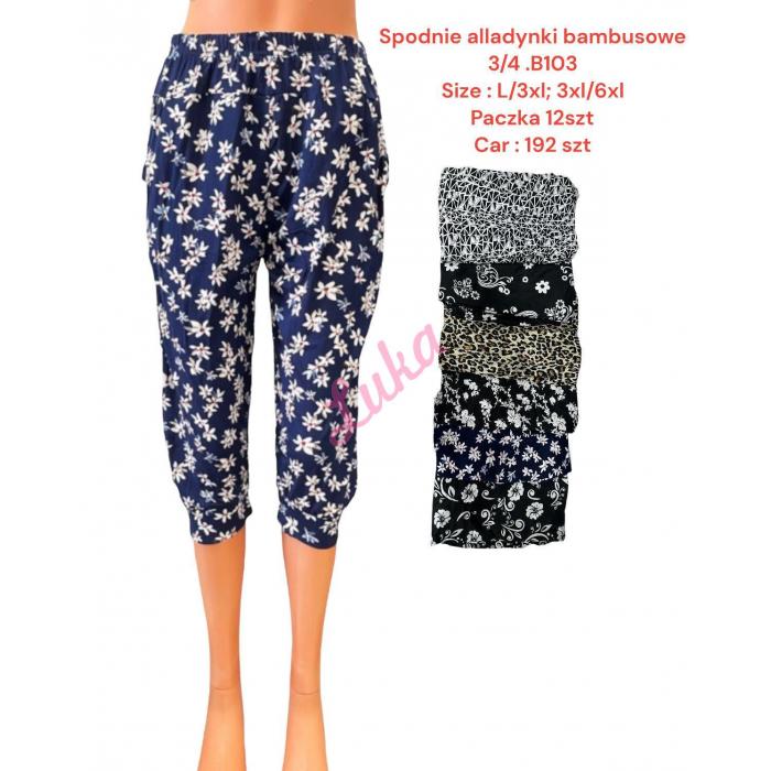 Women's bamboo pants D&A B103