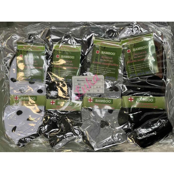 Women's low cut socks bamboo Hobby Day x-06