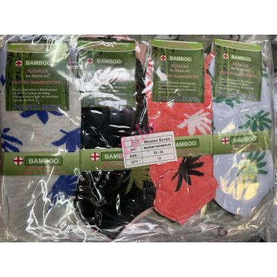 Women's low cut socks bamboo JST F-white