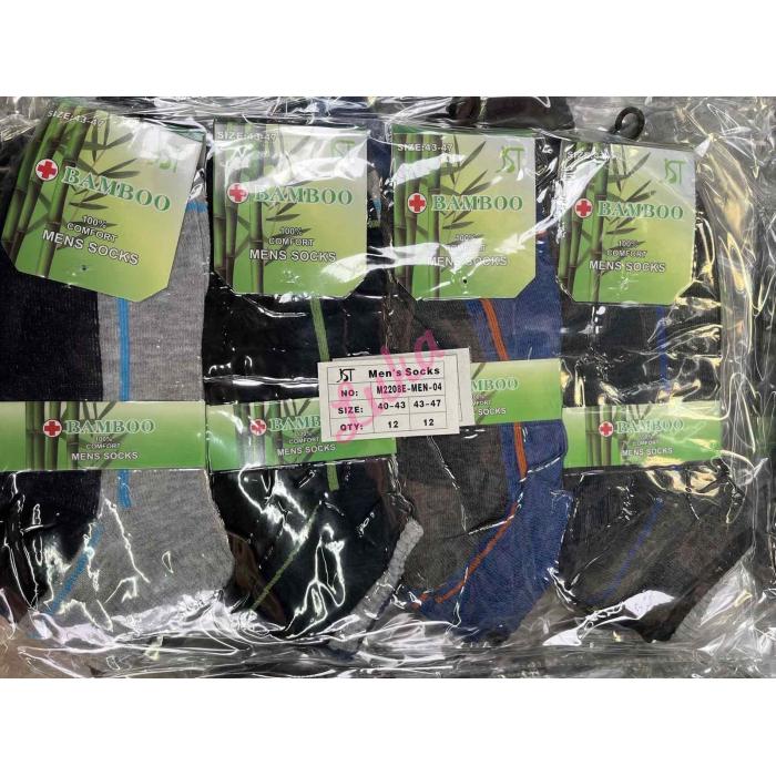 Men's low cut socks bamboo JST E-01