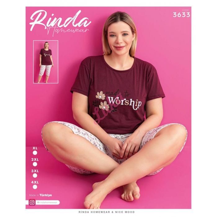 Piżama damska turecka Rinda 3626