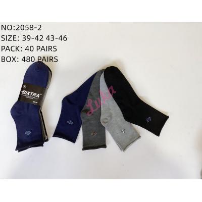 Men's bamboo pressure free socks Bixtra 2058-2