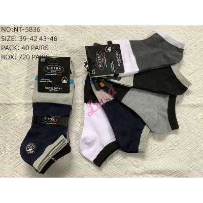 Men's low cut socks Bixtra NT-5836