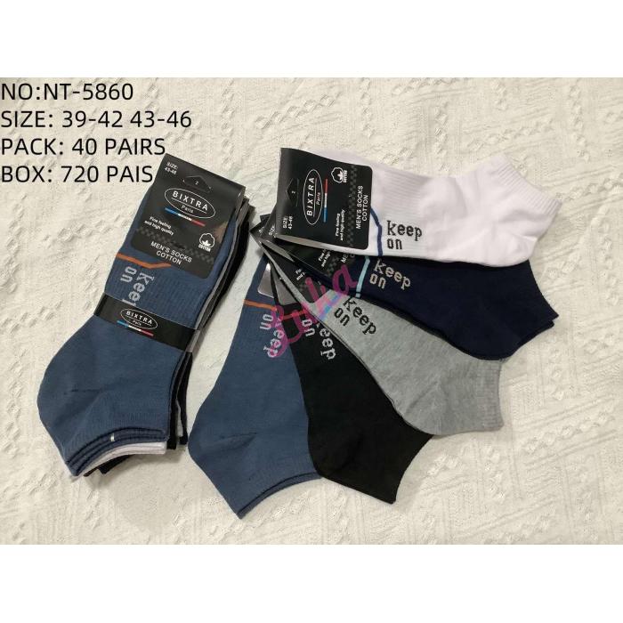 Men's low cut socks Bixtra NT-5859