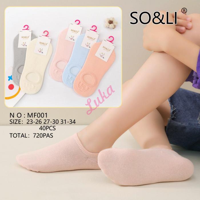 Kid's low cut socks SO&LI JJN018