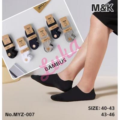 Men's low cut socks bamboo Motyl MYZ-007