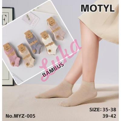 Women's socks bamboo Motyl MYZ-004
