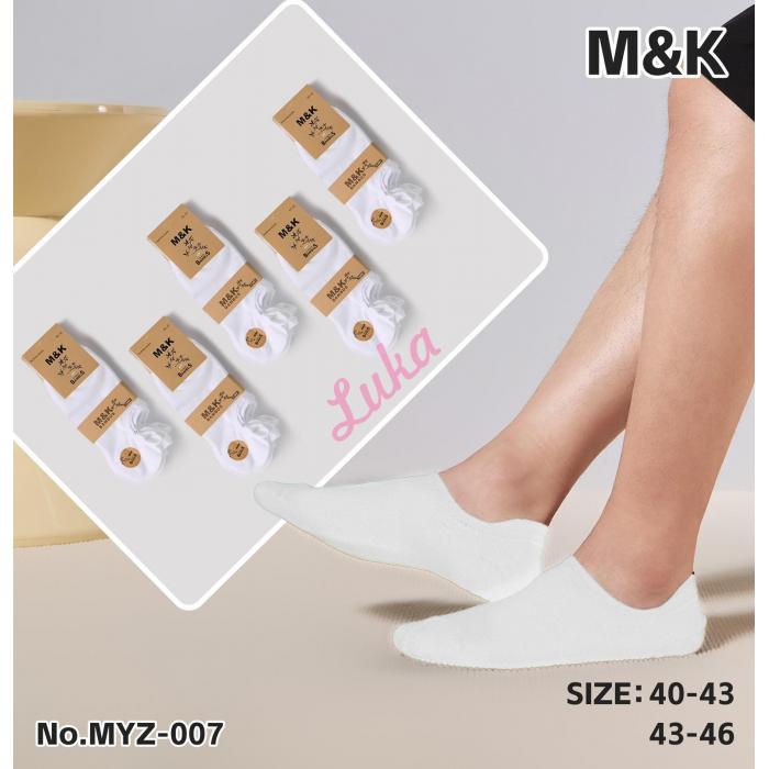 Men's low cut socks bamboo Motyl MYZ-007