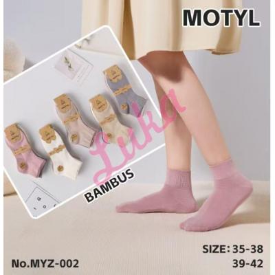 Skarpety damskie bambusowe Motyl MYZ-002