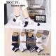 Women's low cut socks Motyl LNM-018