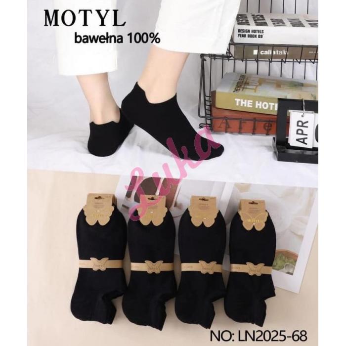 Women's low cut socks Motyl LN2025-70