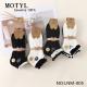 Women's low cut socks Motyl LNM-022