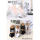 Women's low cut socks Motyl LNM-015
