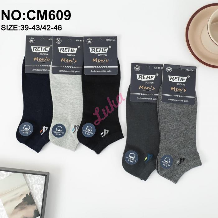 Men's low cut socks Rehe CM601-3