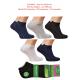 Women's bamboo Low Cut Socks Silver WHITE