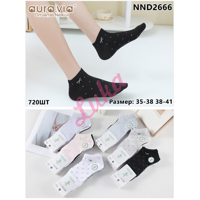 Women's low cut socks bamboo Auravia NNDD2591
