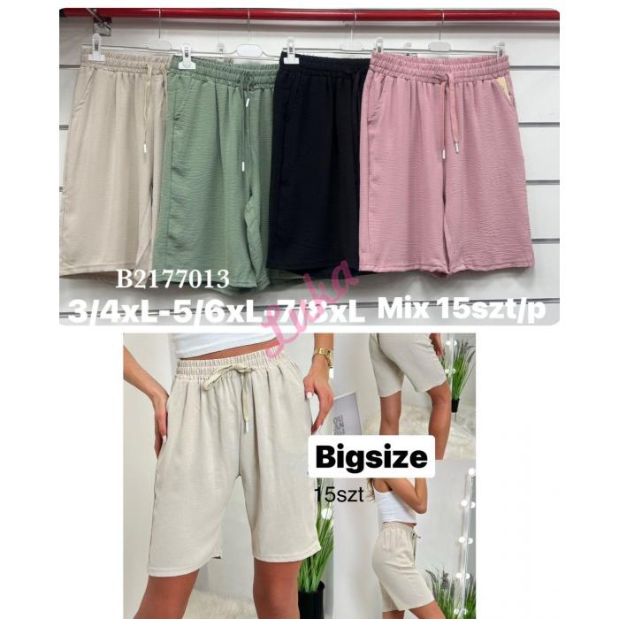 Women's Shorts B21K199 Big size