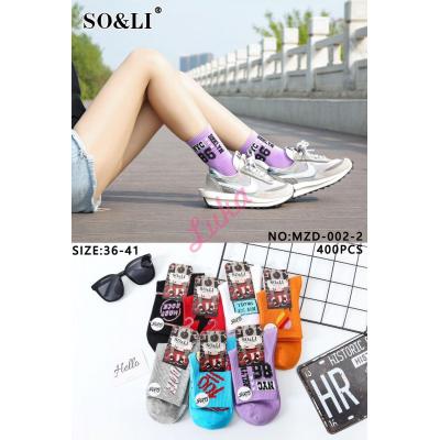 Women's Socks So&Li MZD002-3