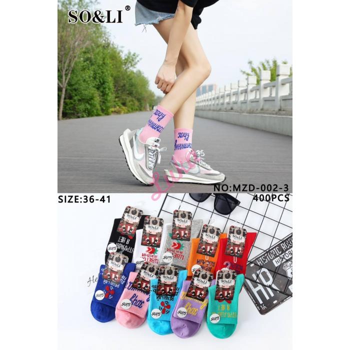 Women's Socks So&Li MZD002-4