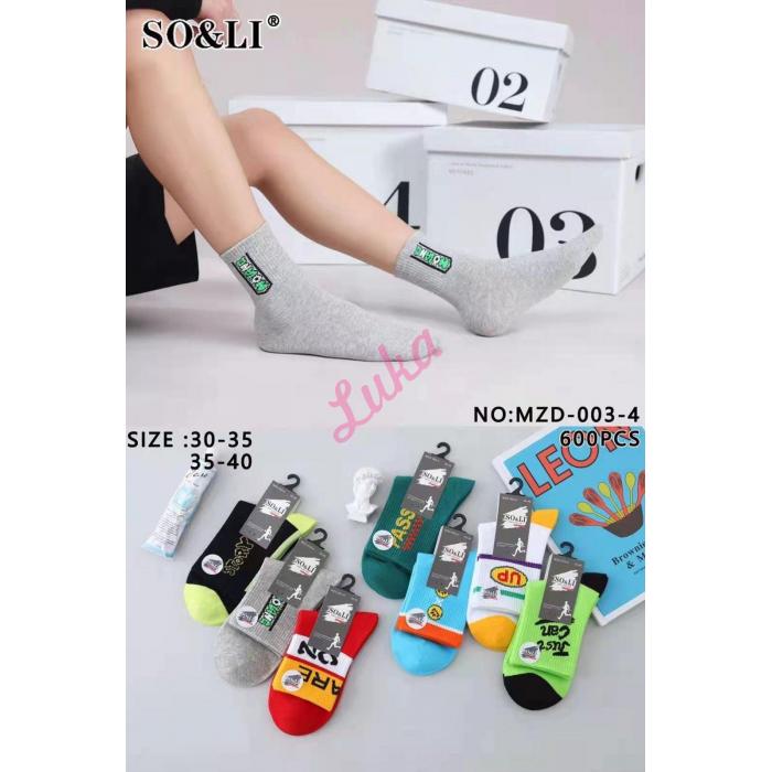 Teenager's Socks So&Li MZD003-1