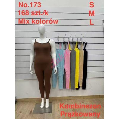 Women's black Overall FYV 179