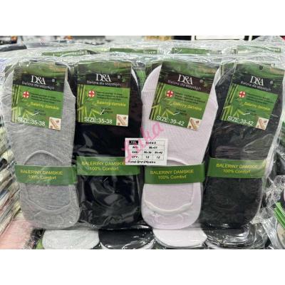 Stopki damskie bambusowe D&A BL-06