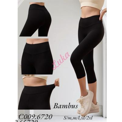 Legginsy damskie bambusowe 6720