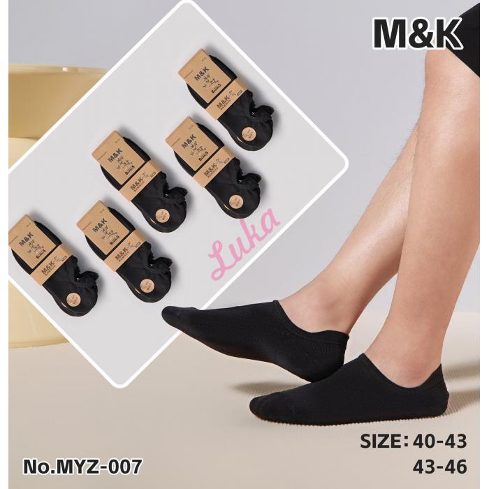 Men's low cut socks bamboo Motyl MYZ-007