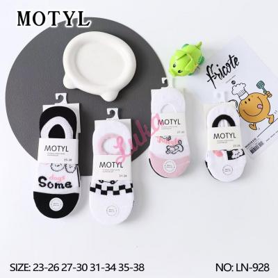 Kid's low cut socks Motyl LN-928