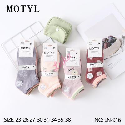 Kid's low cut socks Motyl LN-916