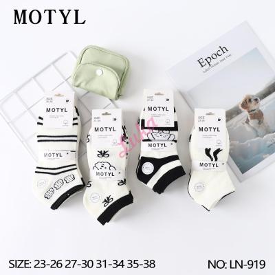 Kid's low cut socks Motyl LN-919