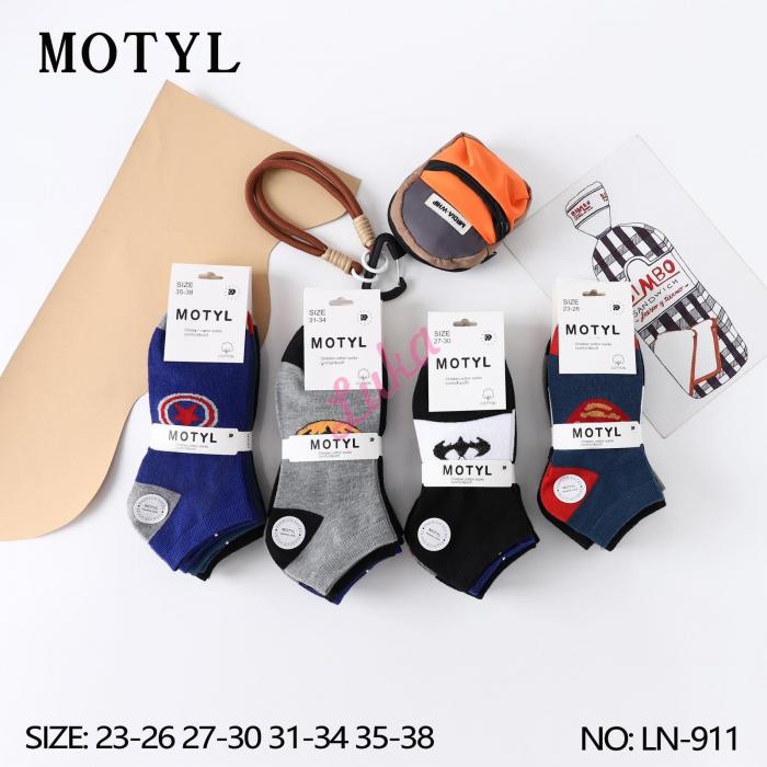 Kid's low cut socks Motyl LN-914