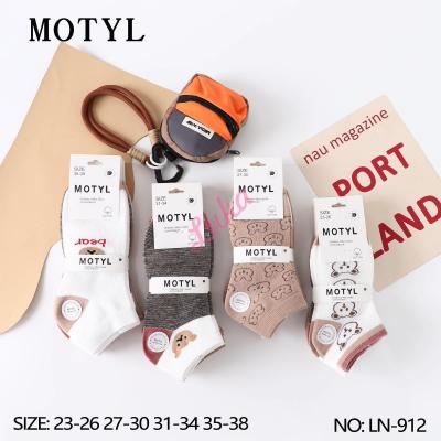 Kid's low cut socks Motyl LN-912