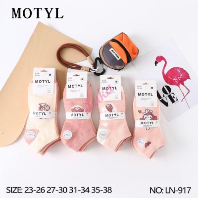 Kid's low cut socks Motyl LN-917
