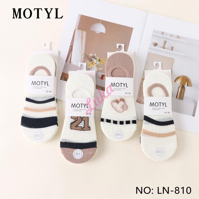 Women's low cut socks Motyl LN-311