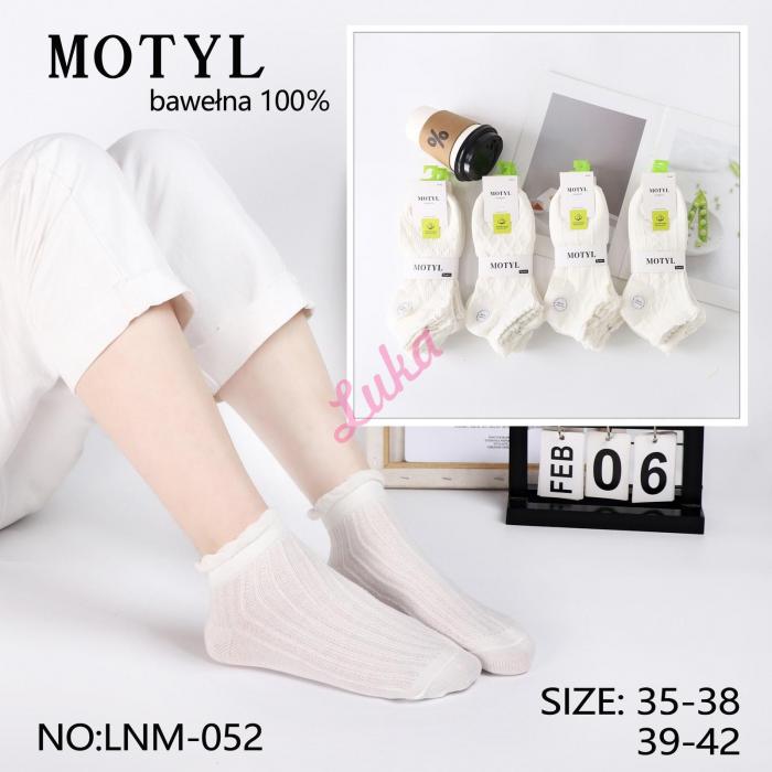 Women's low cut socks Motyl LN-313