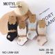 Women's low cut socks Motyl LNM-017