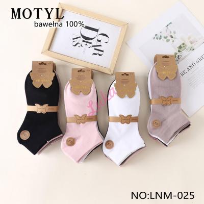 Women's low cut socks Motyl LNM-010