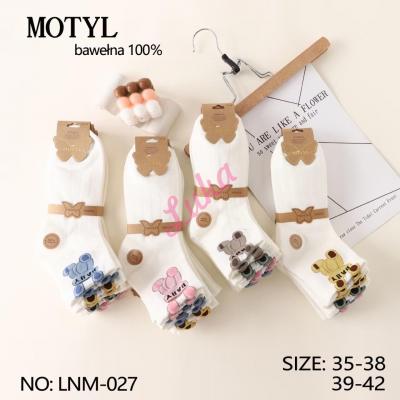 Skarpety damskie Motyl LNM-027