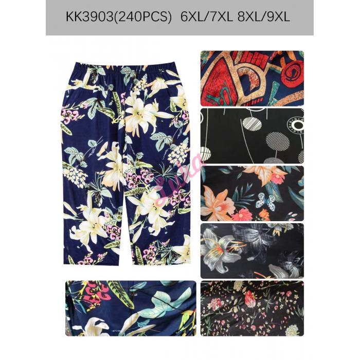 Women's pants So&Li KK4103 3/4 Big size