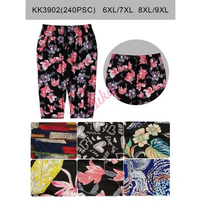 Women's pants So&Li KK3903 3/4 Big size