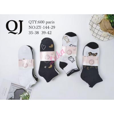 Women's low cut socks Motyl ZY-144-39