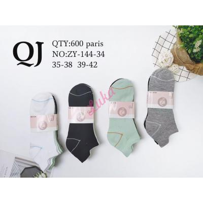 Women's low cut socks Motyl ZY-144-33