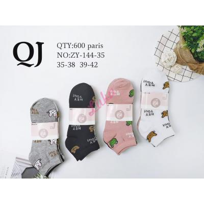 Women's low cut socks Motyl ZY-144-34