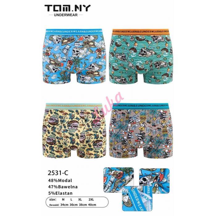 Men's boxer shorts Tomny 2536T+F