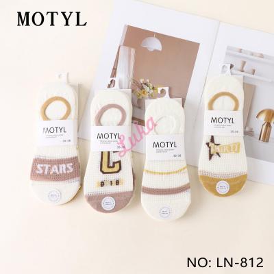 Women's low cut socks Motyl LN-810