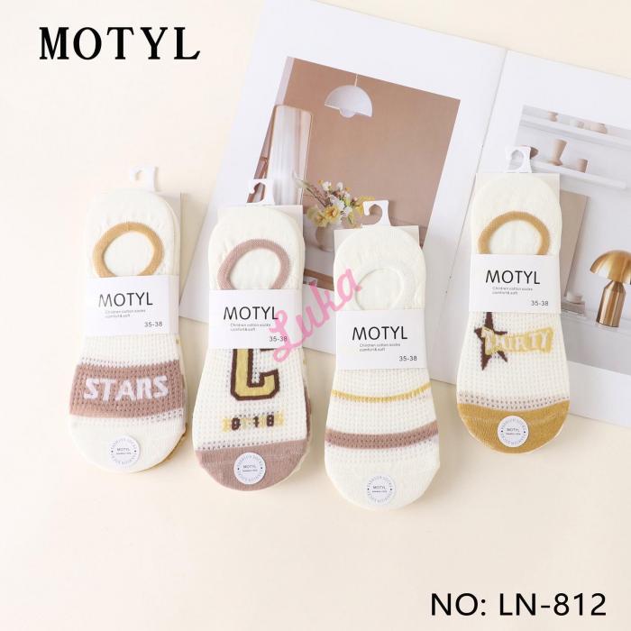 Women's low cut socks Motyl LN-810